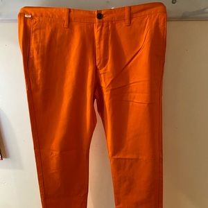 Men’s orange dockers chino pants 36x34